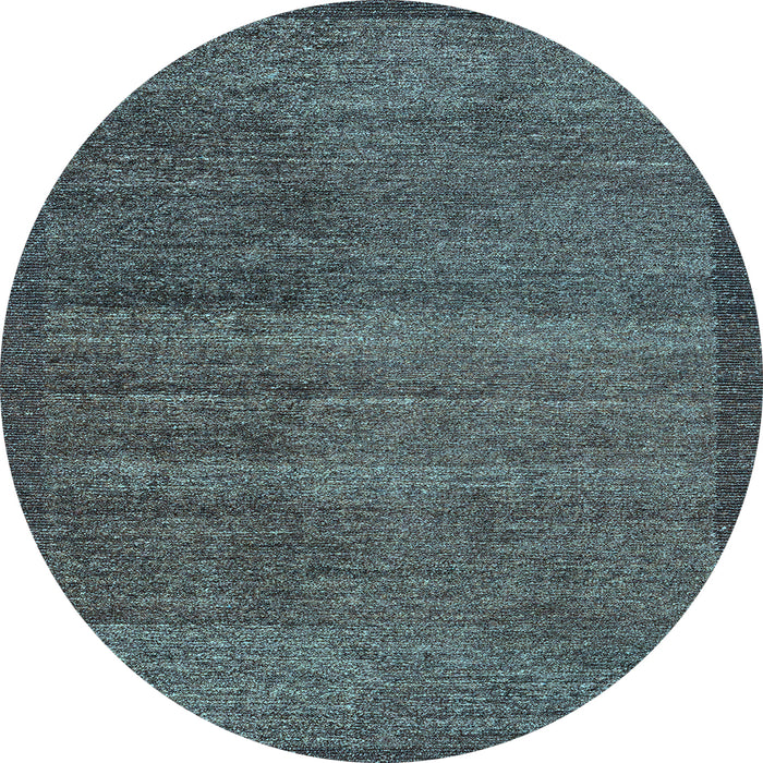 Round Machine Washable Abstract Light Blue Modern Rug, wshabs4295lblu