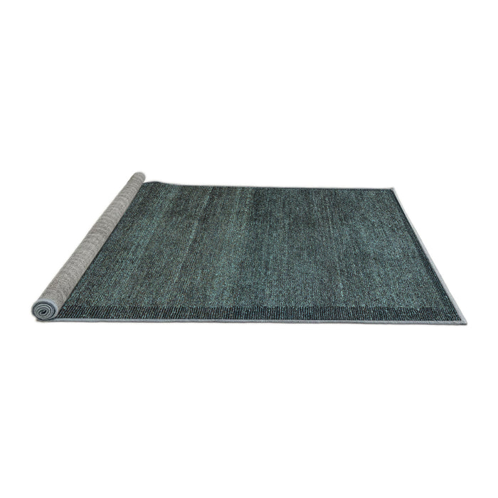Sideview of Machine Washable Abstract Light Blue Modern Rug, wshabs4295lblu