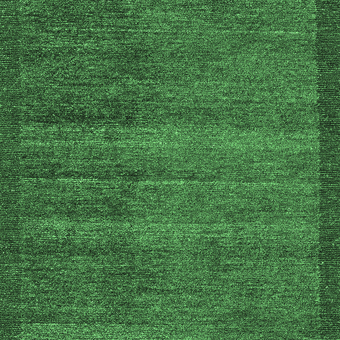 Machine Washable Abstract Emerald Green Modern Area Rugs, wshabs4295emgrn