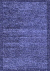 Abstract Blue Modern Rug, abs4295blu