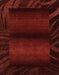 Abstract Saffron Red Modern Rug, abs4296