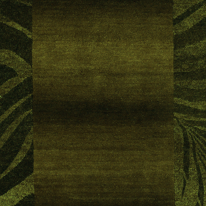 Abstract Green Modern Rug, abs4296grn