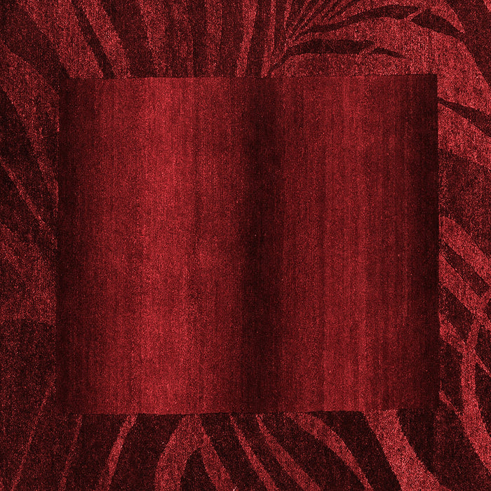 Abstract Red Modern Rug, abs4296red