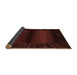 Sideview of Abstract Brown Modern Rug, abs4296brn