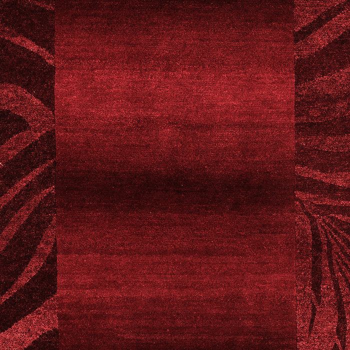 Abstract Red Modern Area Rugs