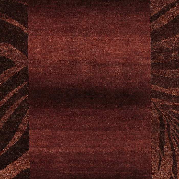 Abstract Brown Modern Rug, abs4296brn