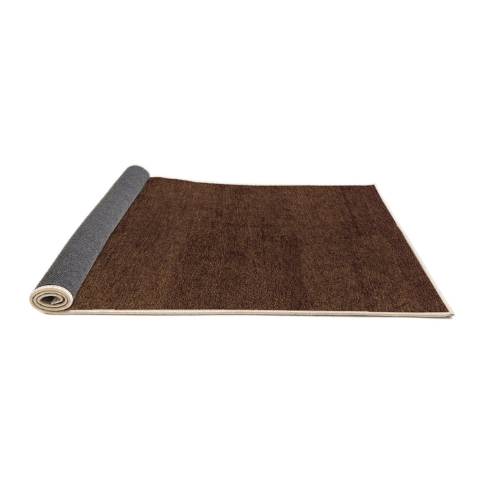 Sideview of Abstract Orange Modern Rug, abs4297org