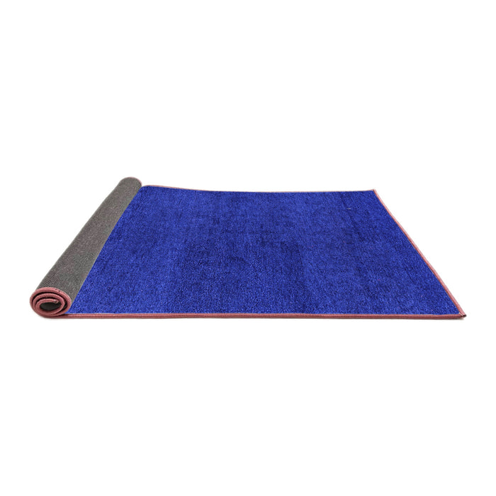 Sideview of Abstract Purple Modern Rug, abs4297pur