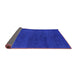 Sideview of Abstract Purple Modern Rug, abs4297pur