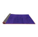 Sideview of Abstract Pink Modern Rug, abs4297pnk