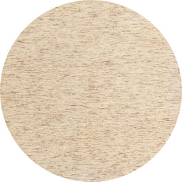 Round Machine Washable Abstract Brown Sugar Brown Rug, wshabs4298