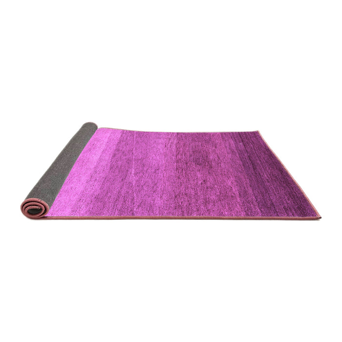 Sideview of Abstract Purple Modern Rug, abs4299pur