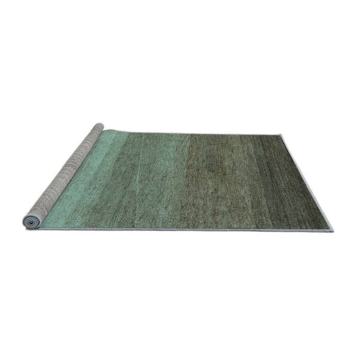 Sideview of Machine Washable Abstract Light Blue Modern Rug, wshabs4299lblu