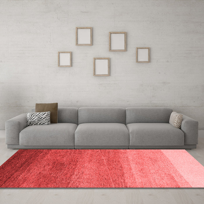 Modern Red Washable Rugs
