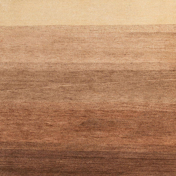 Square Abstract Yellow Orange Modern Rug, abs4299