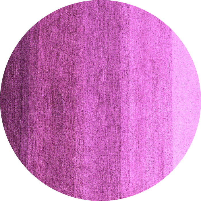 Round Machine Washable Abstract Purple Modern Area Rugs, wshabs4299pur