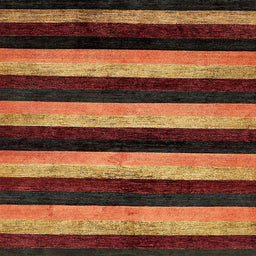 Square Abstract Red Modern Rug, abs429