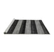 Sideview of Machine Washable Abstract Gray Modern Rug, wshabs429gry