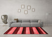 Modern Red Washable Rugs