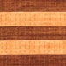 Square Abstract Orange Modern Rug, abs42org