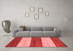 Modern Red Washable Rugs