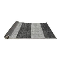 Sideview of Abstract Gray Modern Rug, abs42gry