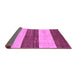 Sideview of Abstract Purple Modern Rug, abs42pur