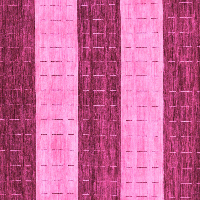 Square Machine Washable Abstract Pink Modern Rug, wshabs42pnk