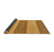 Sideview of Abstract Sedona Brown Modern Rug, abs43