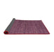 Sideview of Abstract Purple Pink Modern Rug, abs4300