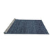 Sideview of Machine Washable Abstract Light Blue Modern Rug, wshabs4300lblu