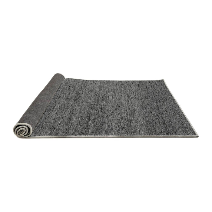 Sideview of Abstract Gray Modern Rug, abs4300gry
