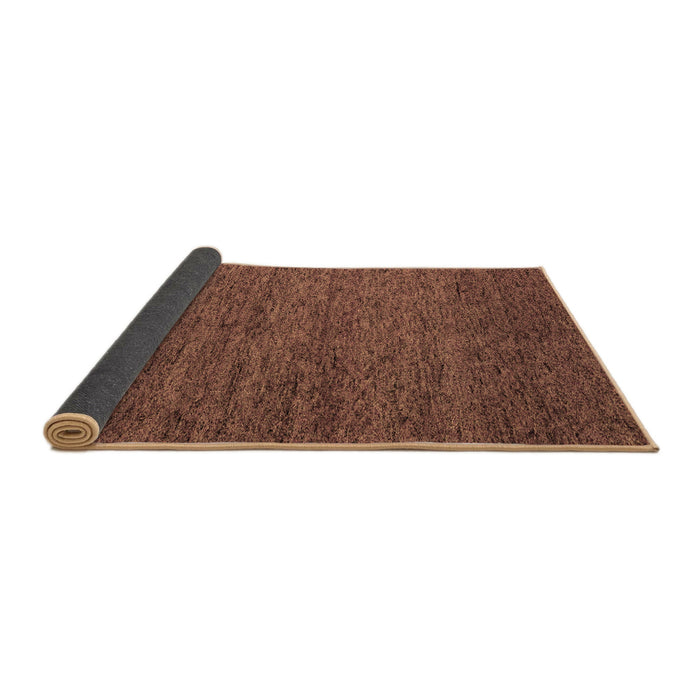 Sideview of Abstract Brown Modern Rug, abs4300brn