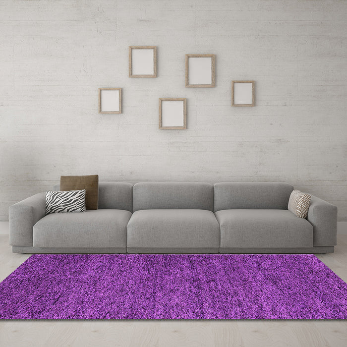 Machine Washable Abstract Purple Modern Area Rugs in a Living Room, wshabs4300pur