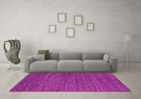 Machine Washable Abstract Pink Modern Rug, wshabs4300pnk