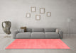 Modern Red Washable Rugs