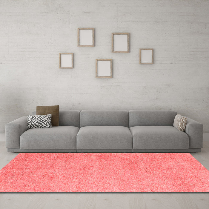 Modern Red Washable Rugs