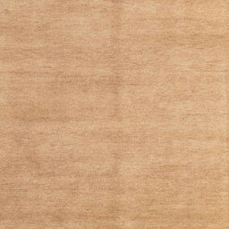 Square Abstract Orange Solid Rug, abs4301