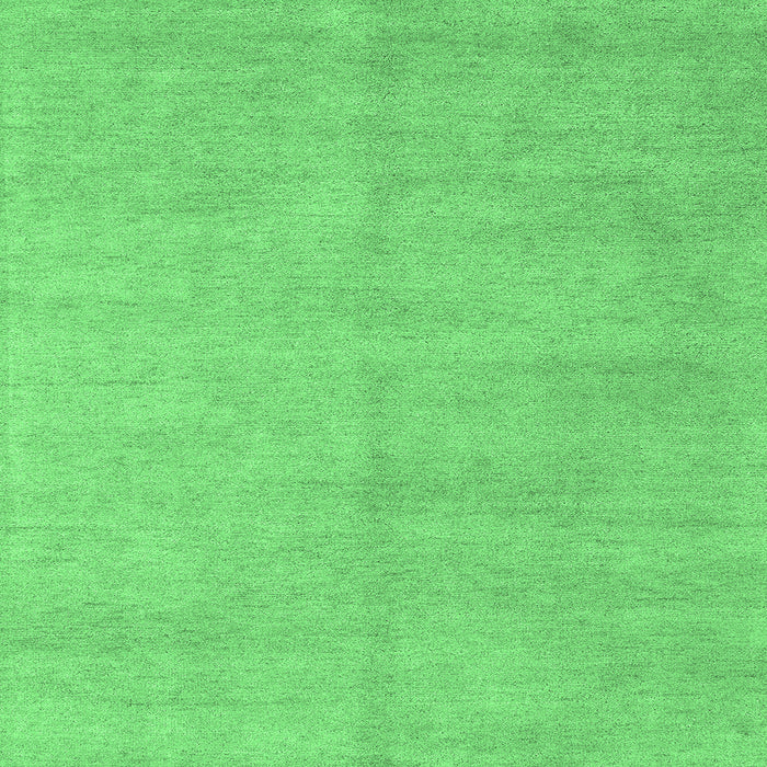 Square Solid Emerald Green Modern Rug, abs4301emgrn