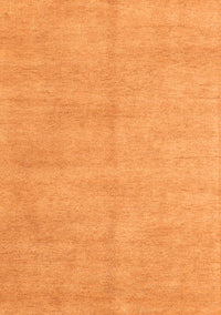 Solid Orange Modern Rug, abs4301org