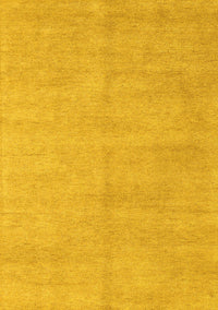 Solid Yellow Modern Rug, abs4301yw