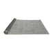 Sideview of Solid Gray Modern Rug, abs4301gry