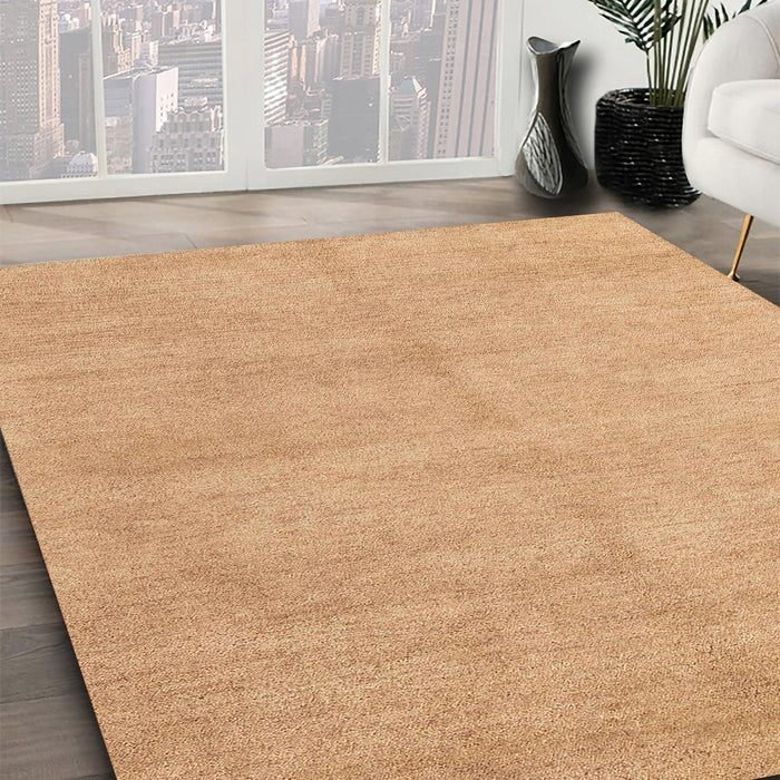 Machine Washable Abstract Orange Rug in a Family Room, wshabs4301