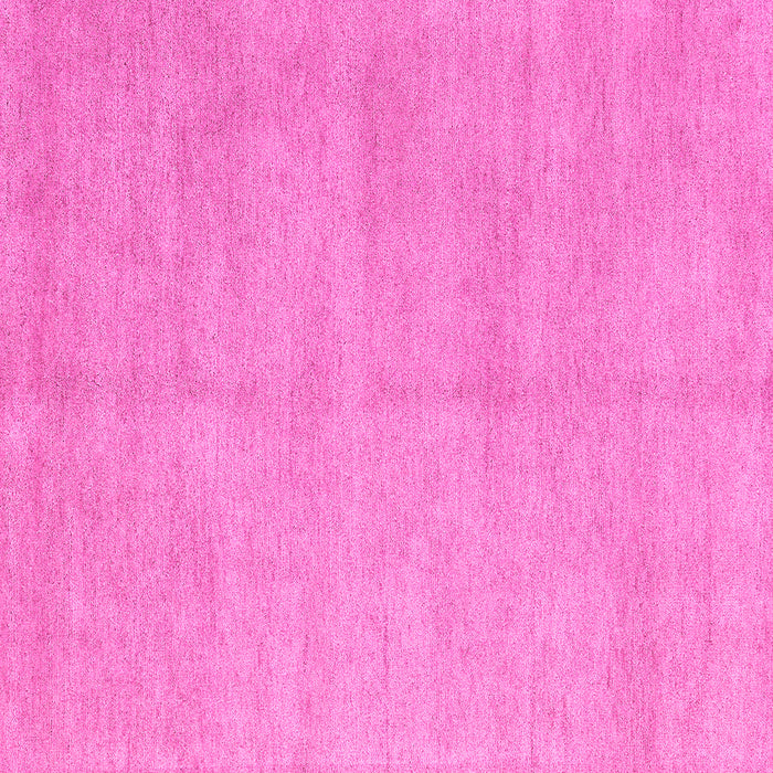 Square Machine Washable Solid Pink Modern Rug, wshabs4301pnk