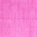 Square Machine Washable Solid Pink Modern Rug, wshabs4301pnk