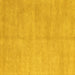 Square Solid Yellow Modern Rug, abs4301yw