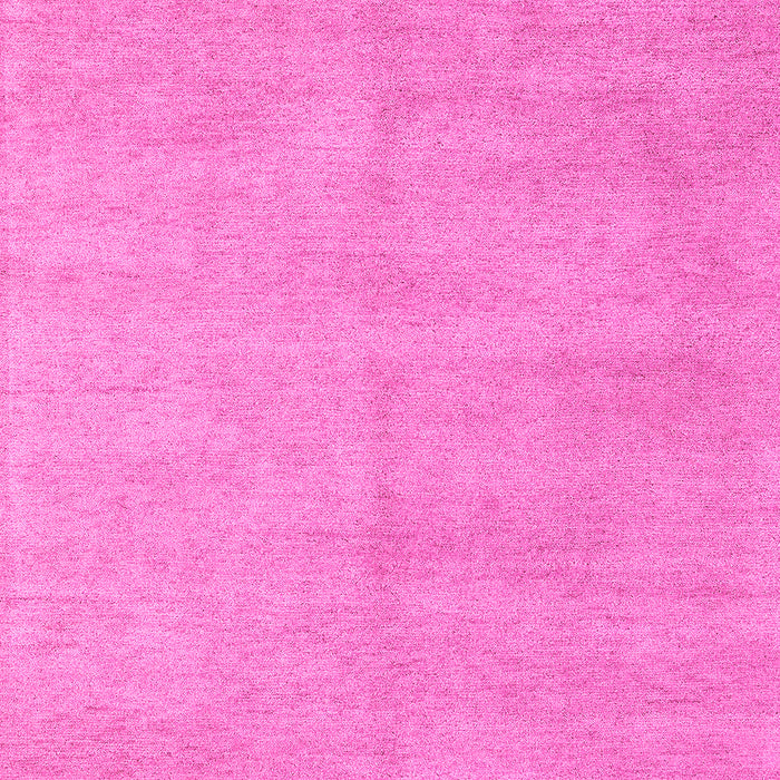 Machine Washable Solid Pink Modern Rug, wshabs4301pnk