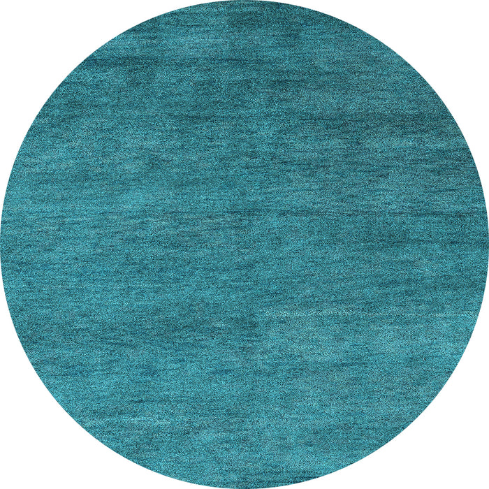 Round Machine Washable Abstract Light Blue Modern Rug, wshabs4302lblu