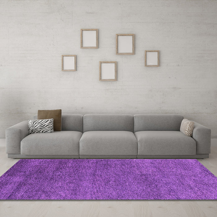 Machine Washable Abstract Purple Modern Area Rugs in a Living Room, wshabs4302pur