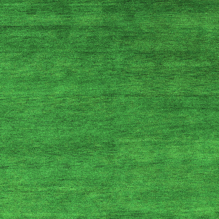 Square Machine Washable Abstract Green Modern Area Rugs, wshabs4302grn